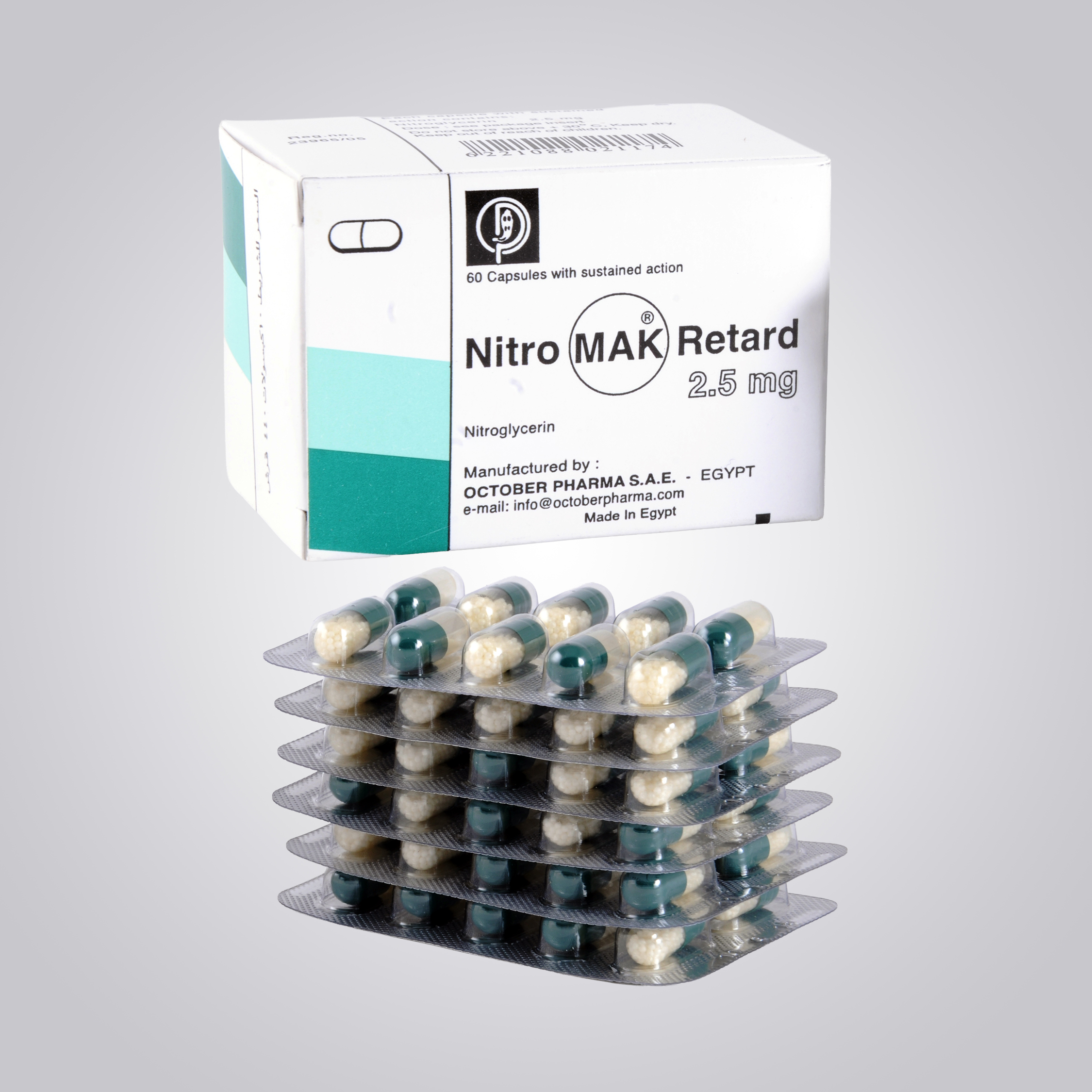 Nitromak Retard 2.5 mg Capsule
